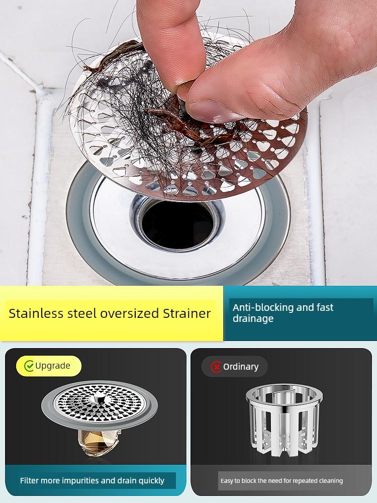 Floor Drain Deodorizer Universal for Bathrooms, Insect-Proof, Cockroach-Proof, Anti-Odor Device with a Sealed Cover