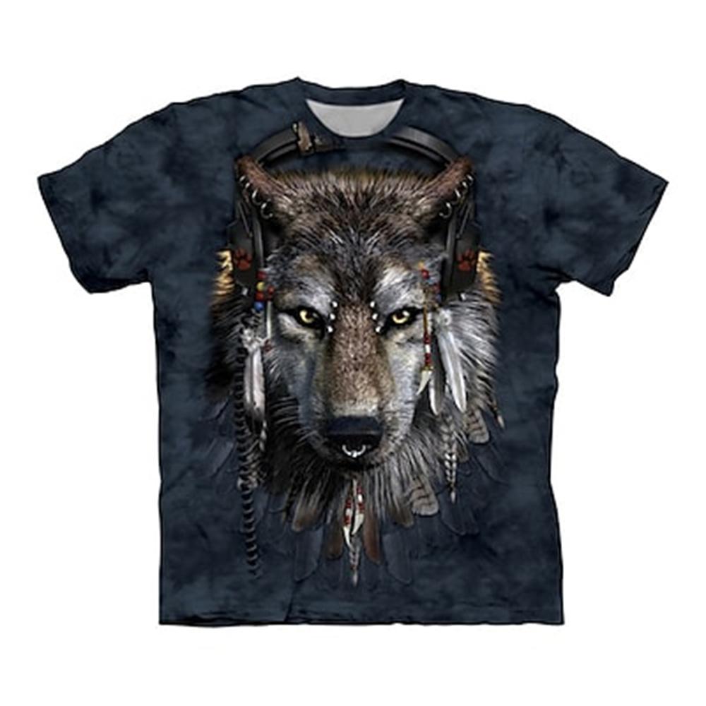 Летняя мужская футболка с 3d короткими рукавами, верхний пуловер «Король леса, лев», одежда в стиле Харадзюку, уличная повседневная винтажная футболка