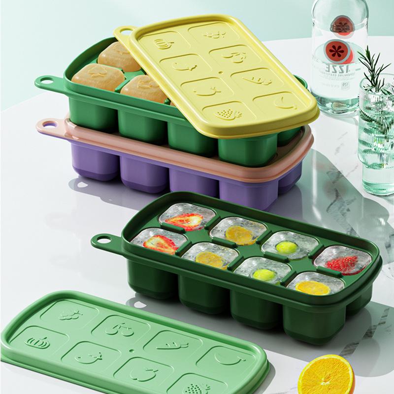 Silicone Baby Food Freezer Tray - Portion Storage Mold for Puree & Meat