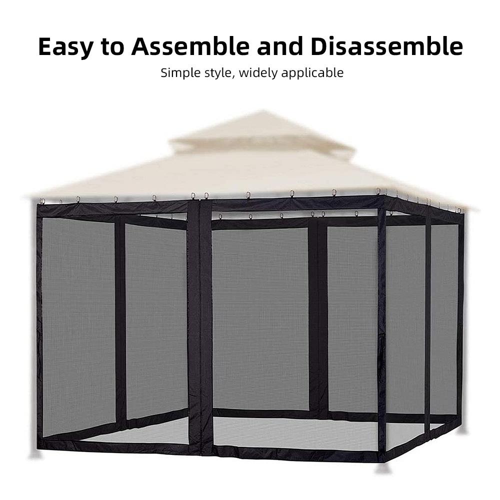 Москитная сетка для патио, зонтичная сетка для крыльца, патио и жилых помещений на открытом воздухе