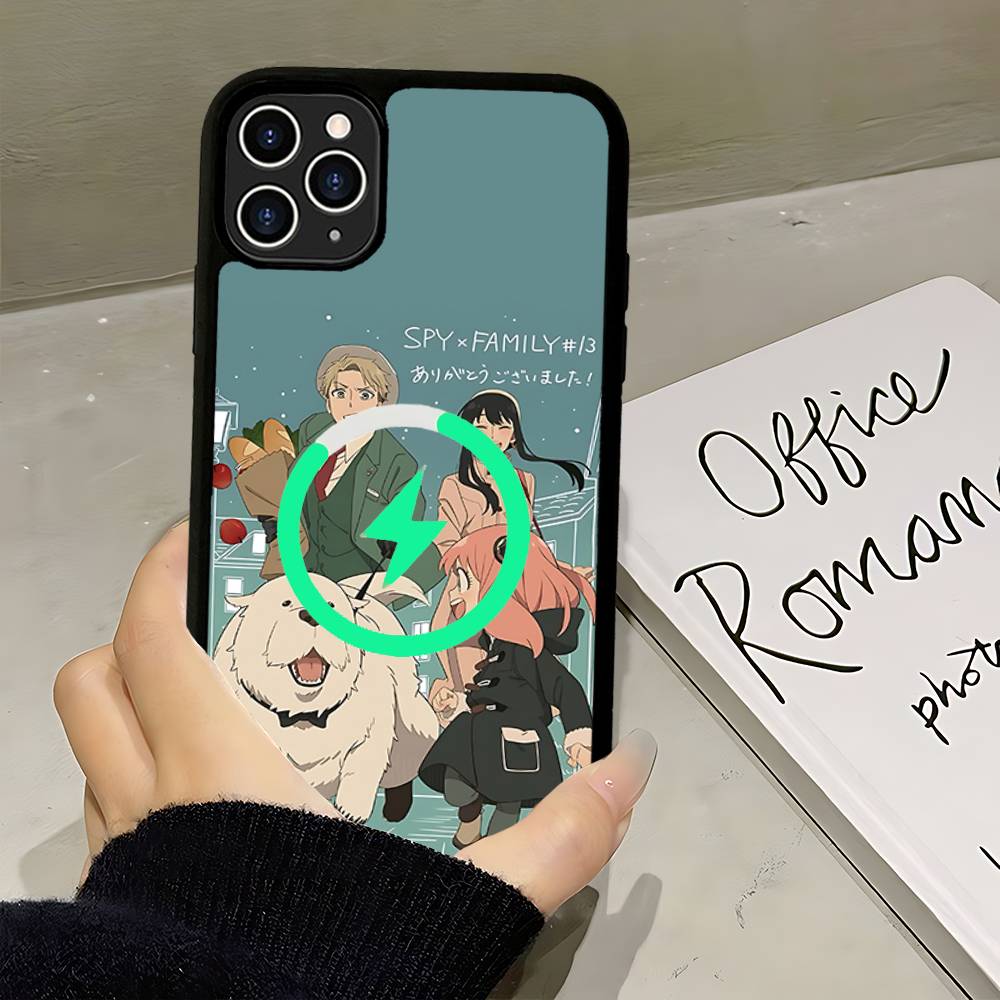 Классический аниме-чехол Spy X Family для MagSafe, магнитный чехол для телефона для iPhone 17 16 15 14 Plus 13 12 11 Pro Max, чехол Air