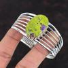 Stichtite Cuff Bracelet Gemstone Jewelry Adjustable Bangle 925 Sterling Silver Cuff Bracelet Handmade Bangle Stichtite Jewelry Gifts For Him