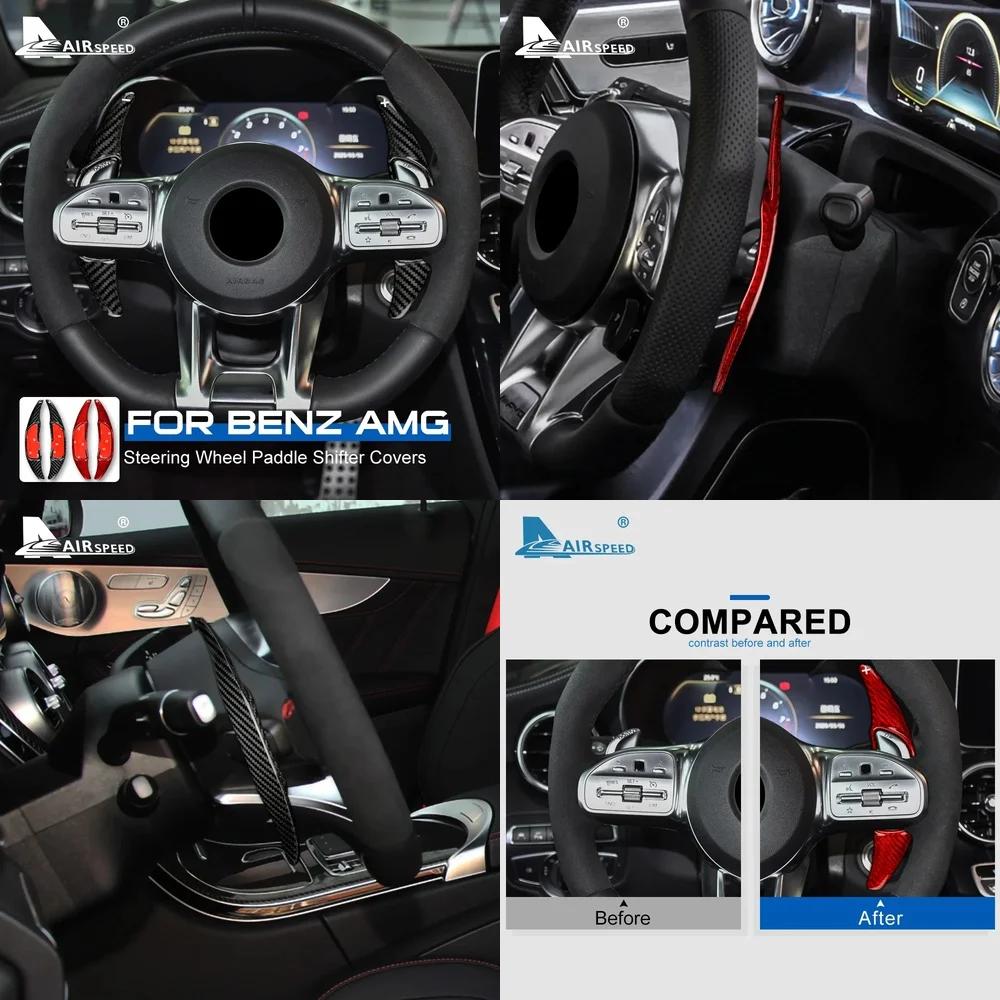 Carbon Fiber Steering Wheel Shift Paddle for Mercedes Benz AMG C63 W205 E63 W213 C43 A45 G63 S63 GLA45 GLS63