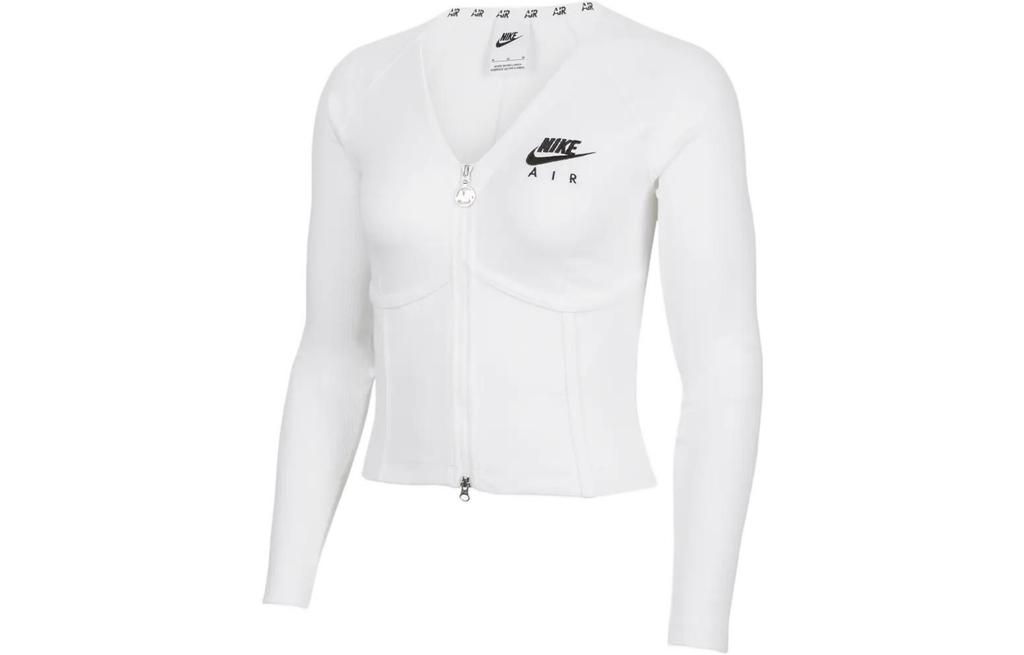 Nike Спортивная куртка с вышитым логотипом, двойной молнией и воротником-стойкой FD2377-100