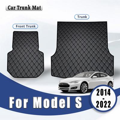 Коврики в багажник автомобиля для Tesla Model S 2018 2017 2016 2014 2015 Автомобилей Вкладыш в багажник Коврики Аксессуары для интерьера