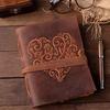 Leather Journal for Heart Handmade Leather Bound Writing Notebook Deckle Edge