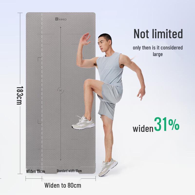 Keep 12mm Thick Yoga & Fitness Mat