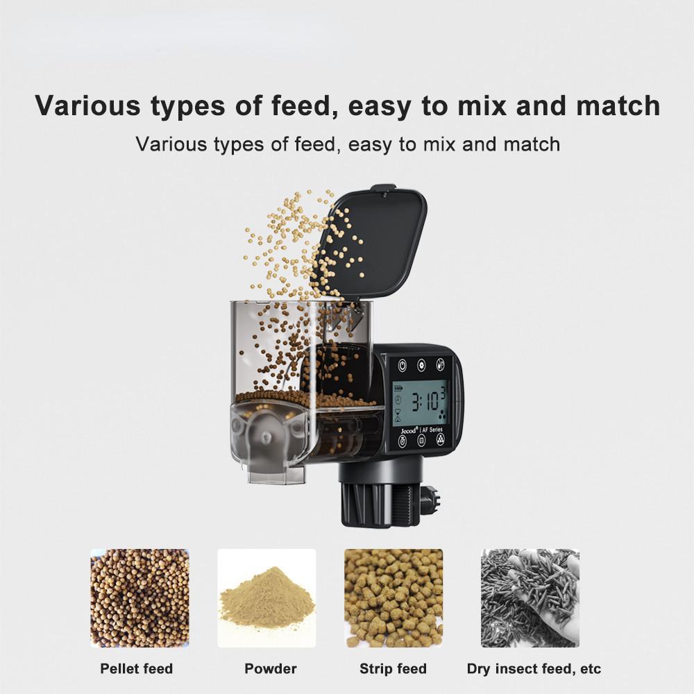 500ML Aquarium Fish Tank Feeder Intelligent Automatic Feeder Digital Timing Wifi Wireless Remote Control Fish Feeding