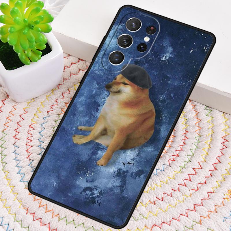 Чехол для телефона Cheems Doge для Samsung Galaxy note 10 pro S26 Ultra S23 S24 FE S25 S21 S22 PLUS ударопрочный