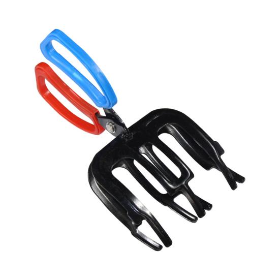 Рыболовные плоскогубцы Захват Металлический зажим для контроля рыбы Щипцы с эргономичной ручкой Конструкция когтя с 3 зубьями Портативный зажим для контроля рыбы