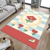 1PC Flower Carpet Office Rug Mat Home Decor Area Carpet Festival Gift Office desk chair carpet Longlasting Material