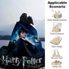 1pc Harry Potter and the Philosopher's Stone Flannel Blanket Soft Warm Throw for Home, Office, Travel, All-Season Cozy Bedding GiftL1207