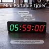 Rechargeable Gym Timer Portable Workout Timer Interval Workout Timer Countdown Stopwatch Training