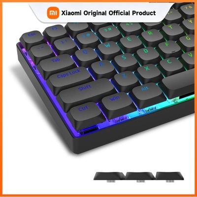 Xiaomi Пользовательские низкопрофильные колпачки для клавиш PBT 118 клавиш Horizon Keycaps для 60% 65% 75% 100% переключателей Cherry Gateron MX Игровая клавиатура