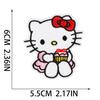 Cartoon Kitten Patch Sticker Computer Embroidery Chapter Boy Animation Character Embroidery Cloth Sticker Bag Decoration Cute Kitten