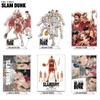 SLAM DUNK Standing Anime Laser Stand Action Figure Doll Sakuragi Hanamichi Kaede Rukawa Model Plate Holder Desk Decor Fan Gift