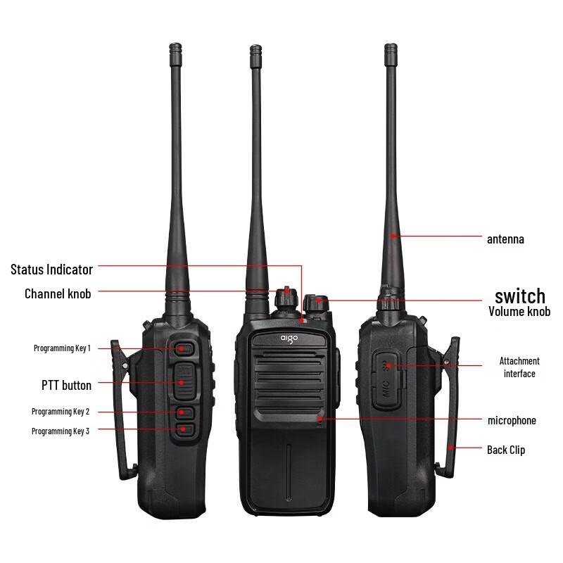 Коммерческая рация aigo E508 (Китайская версия)