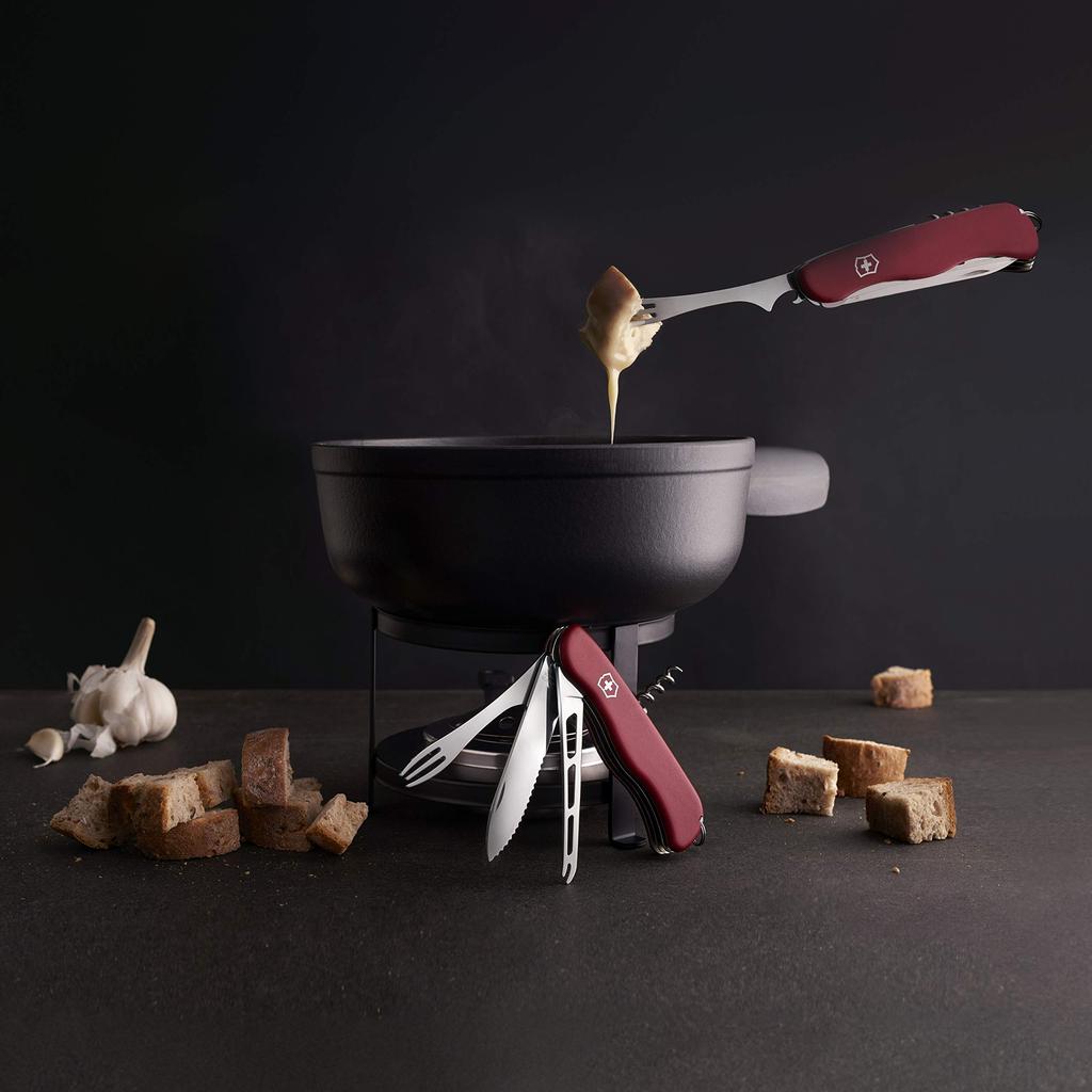 VICTORINOX Cheese Master Swiss Army Knife Многофункциональный нож Нож для сыра Вилка для фондю Большое лезвие Швейцарский многофункциональный инструмент с 8 функциями []