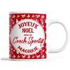 Mug - Sports Coach - Christmas - Red - 325 Ml - Dishwasher and Microwave Safe