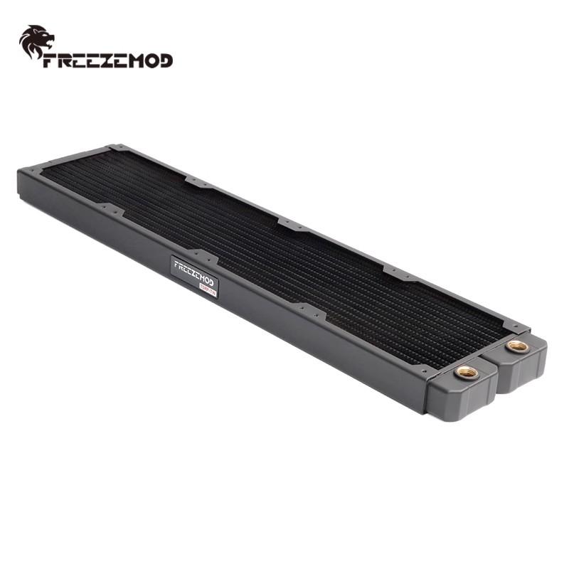 FREEZEMOD Медный радиатор G1/4'' толщиной 29 мм 120/240/360/480 мм для ПК с водяным охлаждением. Рядный радиатор-охладитель для 120-мм вентилятора