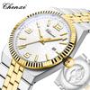 CHENXI Men's Fashion Stainless Steel Automatic Mechanical Watch with Calendar & Luminous Waterproof Features