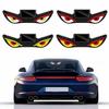 Suction Cup Mount Car Ambient Light Blinking Moving Eyes Anti-Rear-End Light  Universal Car Fit