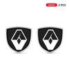 1/2pcs New Car Side Body Trunk Decoration Shield Badge Sticker For Renault Megane 2 3 Duster Logan Clio 4 Scenic 2 Captur S999