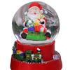 Christmas Festival Old Man Crystal Ball Music Box Ornament - Creative Gift for Girls