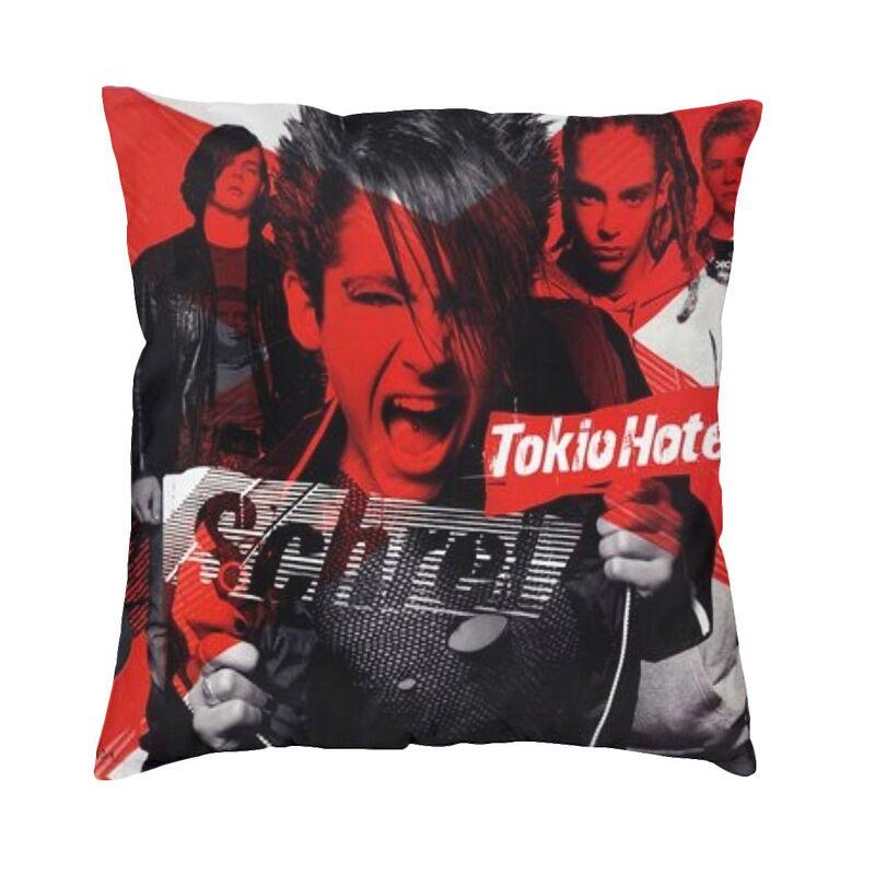 Музыкальная рок-группа Tokio Hotel Наволочка 45x45 Декор для дома Печать Наволочка для диванной подушки Двусторонняя