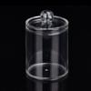 Transparent Ear Bud Holder Plastic Cotton Swab Box Storage Box Storage Jar Case Jewelry Box
