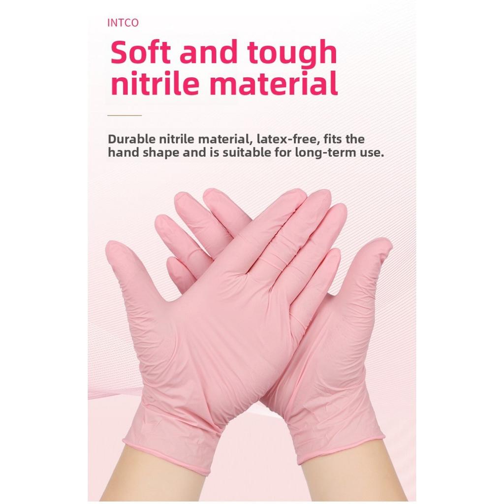 10/20/50/100 Disposable Nitrile Gloves, Waterproof, Latex Free, Powder Free, with Battery Glowing, Suitable for Household and Kitchen Cleaning