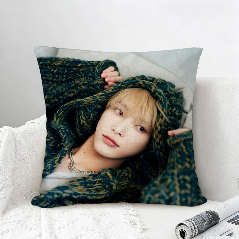 Kpop HARUA Cushion Cover Natural Linen Pillowcase Set AllinOne Decor for Sofa Bedroom Chair