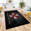 Научно-фантастическая игра Resident Evil, Корпорация Umbrella, мягкий ковер, домашняя гостиная, подкладка под офисное кресло, коврик для двери, коврик для двери U4