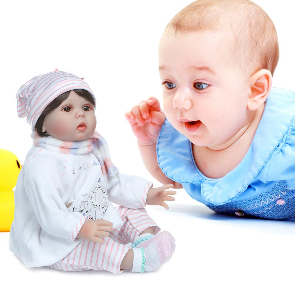 NPK Reborn 55 см мягкие силиконовые куклы для новорожденных, игрушки, большие реалистичные куклы