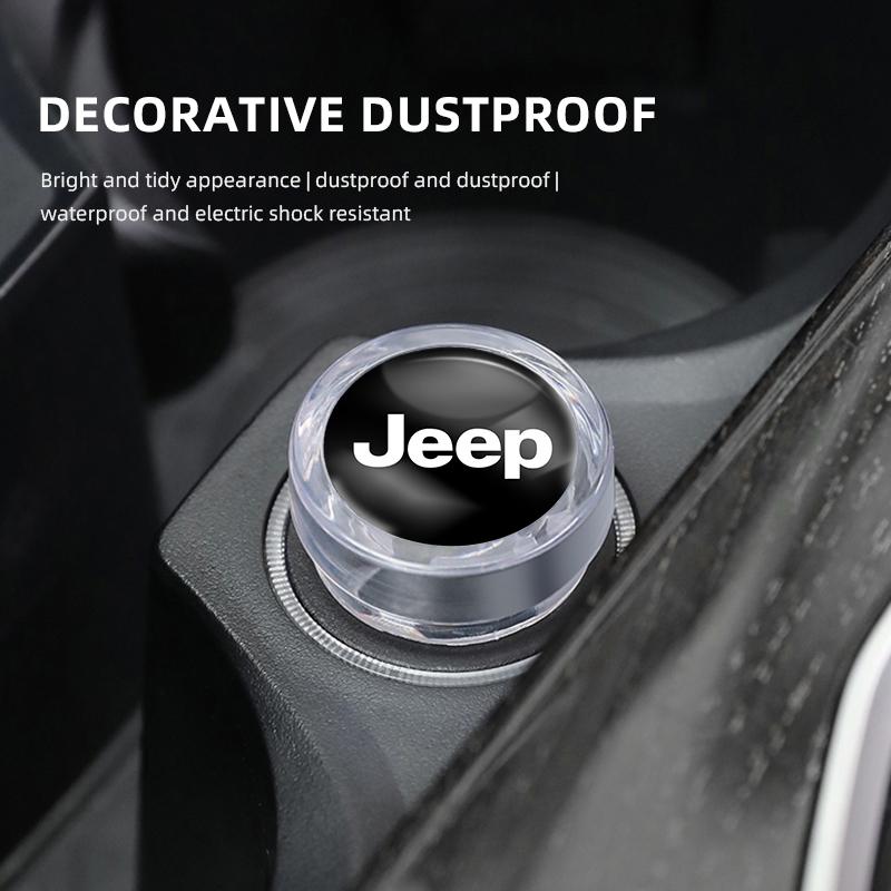 Car Cigarette Ash Tray Mini Easy Clean Car Cup Holder Ashtray For Jeep Grand Cherokee Wrangler JK Gladiator Compass Valve Stem AKT1