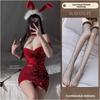 Sexy Christmas Lingerie Seduction Robe Uniform Suit Pajamas Sex Passion Winter Bunny