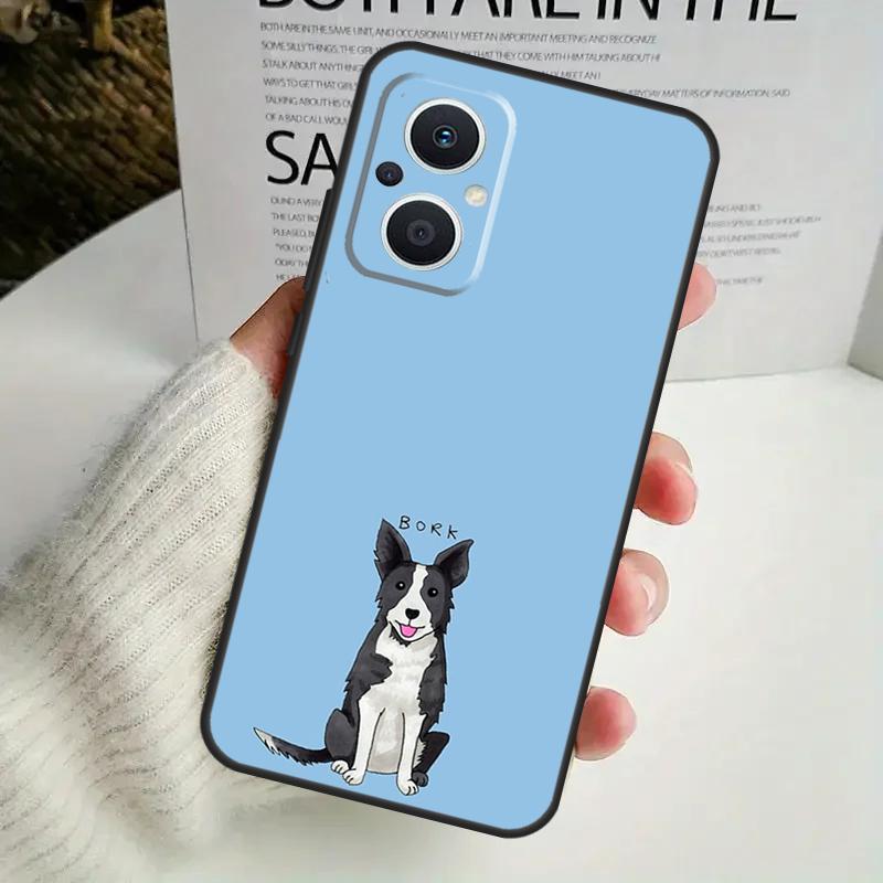 Чехол для телефона с собакой Бордер-колли для OPPO Reno 8 7 Lite 8T 11 12 13 14 14F 10 Pro OPPO Find X8 X6 X5 Pro