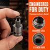 2pcs 1/2-20UNF Thread Square Female Adapter Quick Change Chuck Adapter  Power Tool Accessory