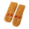 1 Pair Women Socks Cartoon Pattern Thickened Warm Knitting Socks Non-Slip Plush Pilling Resistant Floor Socks