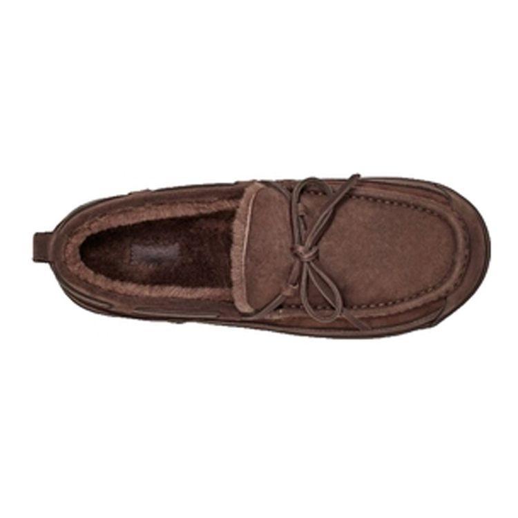UGG Classic Casual Moccasin Flat Shoes Men Shoes Brown 1120924-GRZ