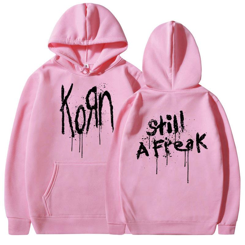 Korn Music Concert Rock Band WORLD TOUR Hoodie Мужская винтажная металлическая готическая свободная толстовка с капюшоном