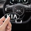 1Pcs Car Steering Wheel Sticker Emblem Decal Badge Decoration For Ceed Rio Sportage R K3 K4 K5 K6 K7 K8 Ceed Sorento Cerato Optima
