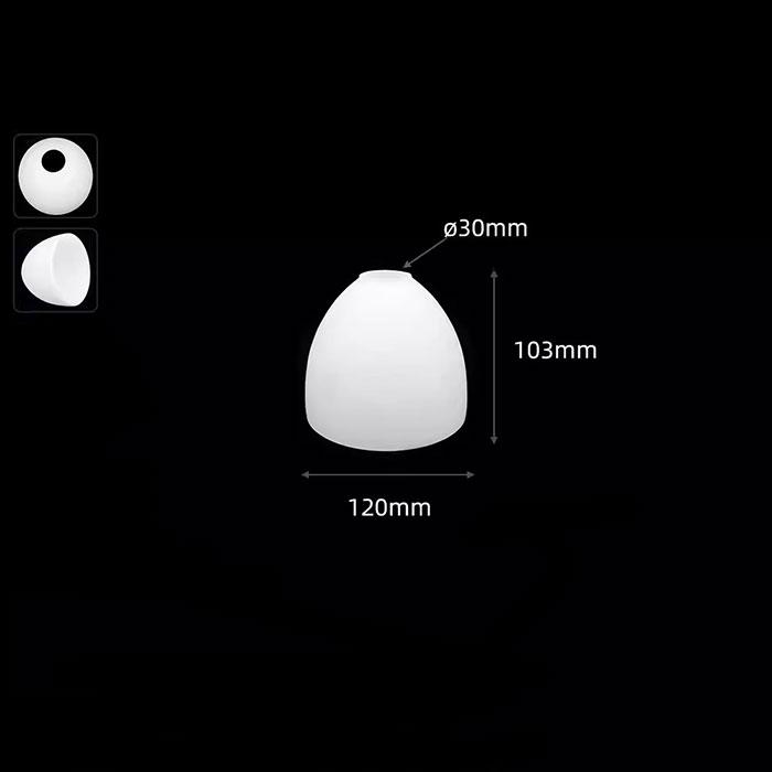 Прозрачный матовый абажур с отверстием 30 мм E14, сменный стеклянный абажур с отверстием 3 см зеленого и янтарного цвета для настенных светильников E12 Candle