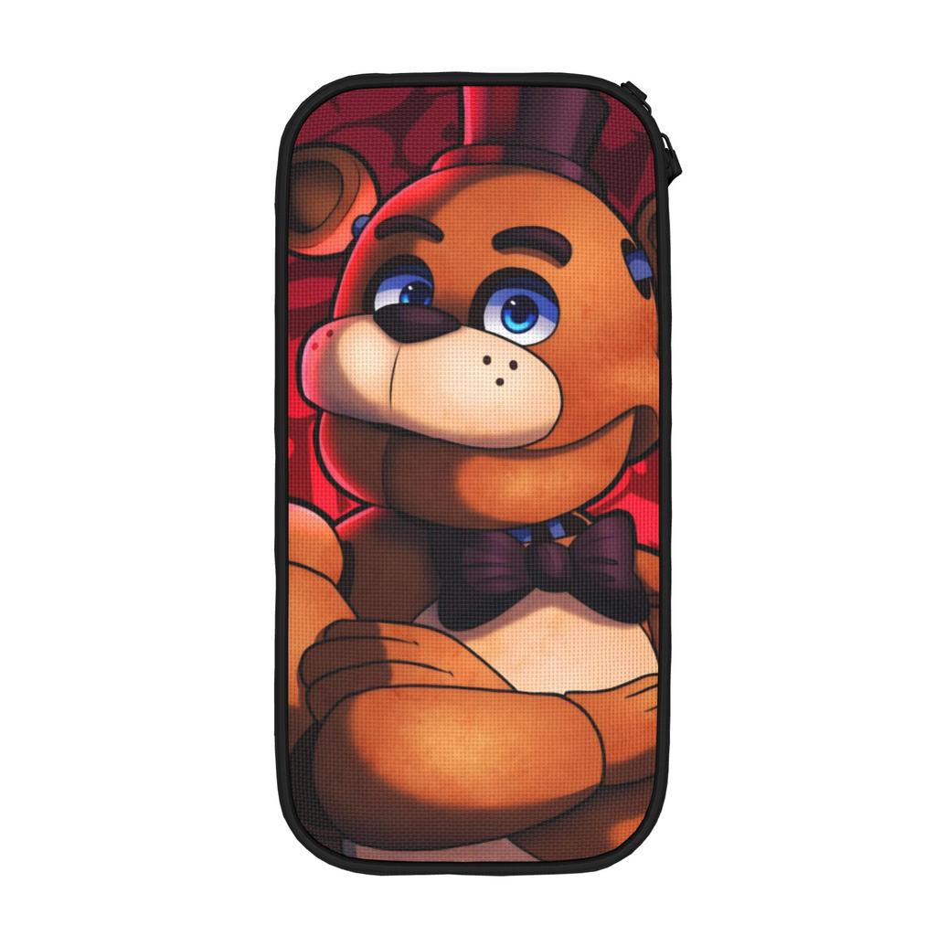 Lovely FNAF At Freddys Pencil Cases Pencilcases Pen Box for Girls Boys Large Storage Bag Students School Cosmetic Stationery