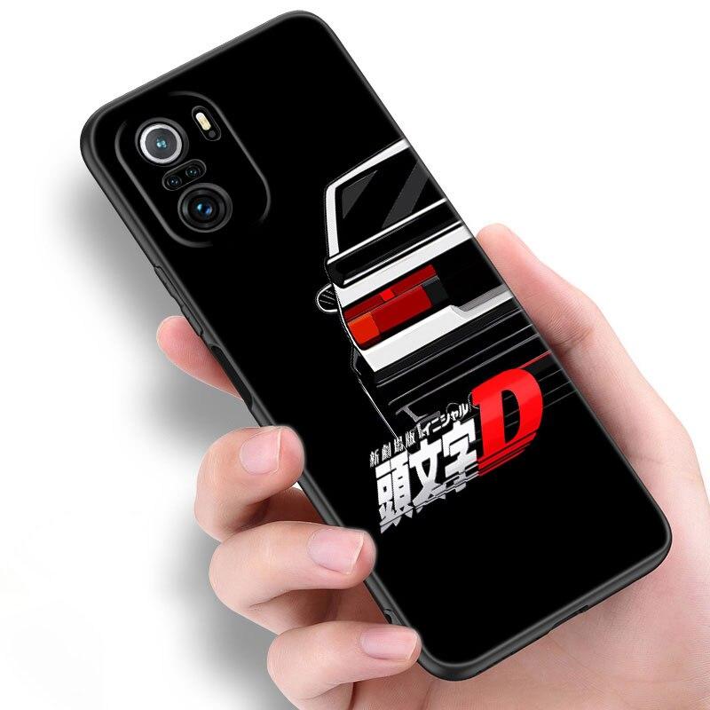 Чехол для телефона Initial D AE86 для Xiaomi Mi POCO X3 NFC GT M4 M3 12 11T 10T Pro A3 11 Lite NE 5G 12X 11i F3, мягкий черный чехол из ТПУ