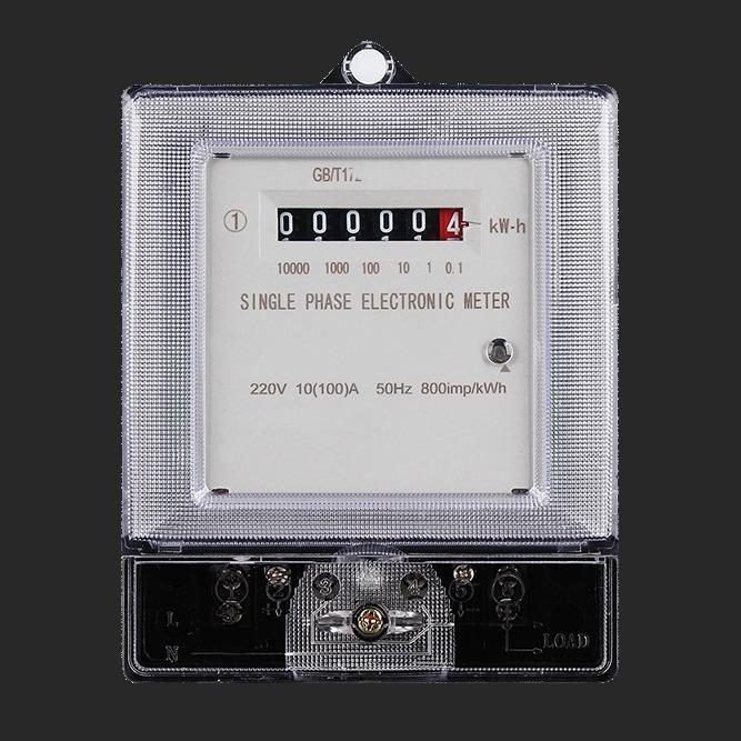 220 В Трансграничный Умный Бытовой Счетчик Электроэнергии - Английская Версия