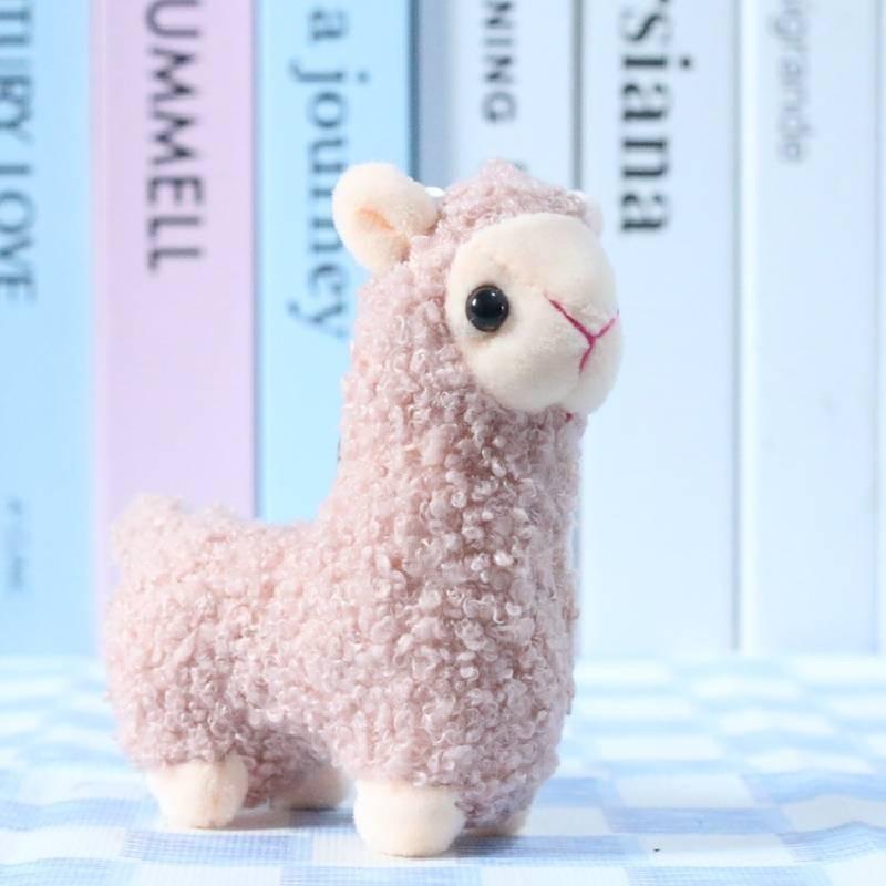 Fluffy And Adorable Alpaca Plush Keychain Ideal For Decorating Bags And Keys