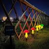 Solar LED Mushroom Fairy Lights String Recessed Outdoor Garden Decoration Mushroom Illumination Lights with Solar IP65 Perfect for and Weddings