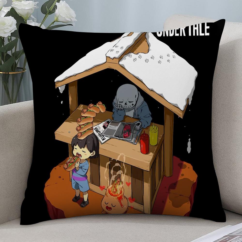 Игра Undertale Наволочка Короткий Плюш Диван Декоративный Подарок Дом Двусторонняя Печать Подушка