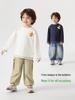 2026 Boys' Pure Cotton Long-Sleeve T-Shirt - Spring & Autumn Trendy Base Layer